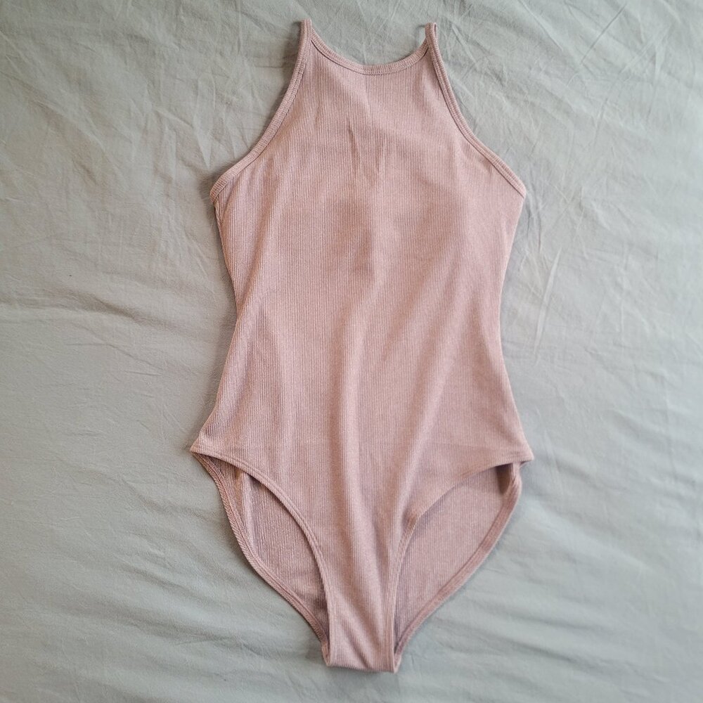 GIrlfriend Collective Marlow High Neck Bodysuit Size S